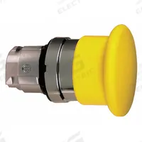 SCHNEIDER Mushroom Head Push Button: 22 mm Mounting Size, Metallic, Momentary (MPN ZB4BC5). Key specifications — Brand: SCHNEIDER; Action: Momentary; Series: XB4; Push Button Material Type: Metallic.
