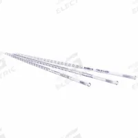 KIMBLE Serological Pipette: 5 mL Capacity, 0.1 mL Graduation Increments, Sterile, Borosilicate Glass (MPN 72100-5110). Key specifications — Sterility: Sterile; Brand: KIMBLE; Individually Wrapped: Not Individually Wrapped; Pipette Type: Non-Pryogenic; Material: Borosilicate Glass; Product Type: Serological Pipette.