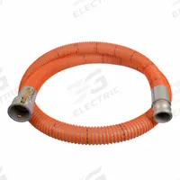 Suction and Discharge Hose: 3 in Hose Inside Dia., 100 psi, Clear/Orange, 3 in x 3 in Fitting Size (MPN WST300-25CE). Key specifications — Temp. Range: -13° to 140°F; Hose Color: Clear; Brand: CONTINENTAL.