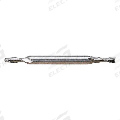 YG-1 Square End Mill: High Speed Steel, TiCN Coated, Double End, 2 Flute, 5/32" Mill Dia - Double-End High-Speed Steel Square End Mills