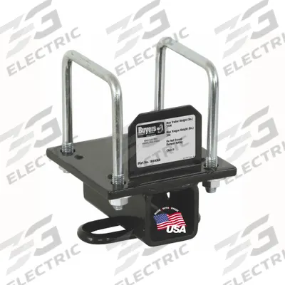 BUYERS PRODUCTS Hitch Receiver: 4 in Compatible Hitch Size, 1/2 in Inside Dia - Receiver Tubes