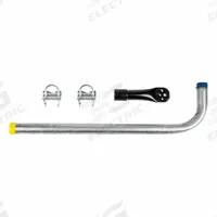 JAN FAN Mounting Bracket: Mounting Bracket, 6 in Lg, 2 in Wd, Stainless Steel (MPN JF-BM). Key specifications — Material: Stainless Steel; Manufacturer Part Number: JF-BM; Brand: JAN FAN; Color: Silver.