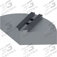 ABBOTT Lathe Jaw: Round, Full Grip, Aluminum, For 6 in Chuck, 2 in Ht, 3 PK (MPN KTT6P). Key specifications — Brand: ABBOTT ALUMINUM; Mounting Bolt Size: M10.