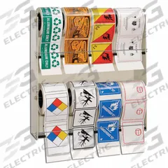LABELMASTER Manual Label Dispenser: 23 1/2 in Overall Ht, 20 1/4 in Overall Lg, Wall (MPN LDM2050F). Key specifications — Label Dispenser Style: Two Tier; Brand: LABELMASTER.