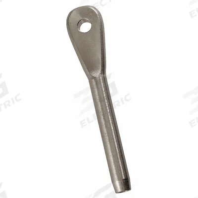LOOS Eye End Fitting: 5/32 in Compatible Rope Dia, 1/4 in Swaged Outside Dia - Eye Fittings