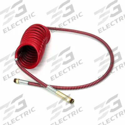 VELVAC Tubing: Red, Emergency, 1/2 in OD - Coiled Air Brake Assemblies
