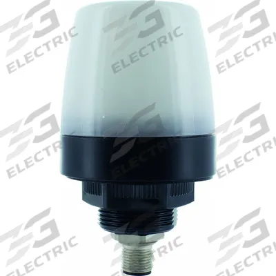 MURRELEKTRONIK Indicator Light: White, LED, M30, 24V, 3 13/16 in Overall Lg - IO-Link Wired Multimode Lights