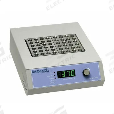 BENCHMARK SCIENTIFIC Digital Dry Bath Block: 8 3/4 in Overall Dp, 8 3/4 in Overall Ht - Dry Baths