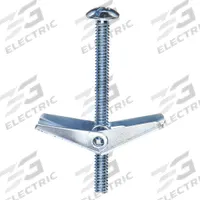 Toggle Bolt Anchor: 11/16 in Dia, 3 in Overall Lg, 1/4"-20 Thread Size, Steel, Zinc Plated, 50 PK (MPN U63265.025.0300). Key specifications — Screw Size: 1/4 in; Compatible Material: Block; Material Grade/Class: Grade 4.8; System of Measurement: Inch; Wall Anchor Type: Toggle Bolt Anchor; Color: Blue/White; Brand: APPROVED VENDOR; Anchor Type: Toggle.