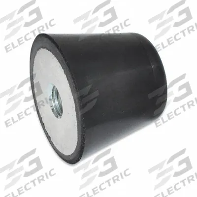JW WINCO Vibration-Isolating Mount: Flat Conical, Buna-N, Male x Non-Threaded Style - Female x Non-Threaded Vibration-Isolating Mounts