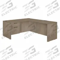 REGENCY Desk: Particle Board, Oak, 1 Pedestals, 2 Drawers, 60 in Overall Wd, 29 in Overall Ht (MPN LLDSP603047NO). Key specifications — Desktop Material: Particle Board; Includes Modesty Panel: Yes; Kit Product Type: Double Pedestal Desk; Desktop Color: Oak; Brand: REGENCY; Frame Color: Noble Oak; Frame Material: Particle Board; Product Type: Desk.