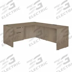 REGENCY Desk: Particle Board, Oak, 1 Pedestals, 2 Drawers, 60 in Overall Wd, 29 in Overall Ht (MPN LLDSP603047NO). Key specifications — Desktop Material: Particle Board; Includes Modesty Panel: Yes; Kit Product Type: Double Pedestal Desk; Desktop Color: Oak; Brand: REGENCY; Frame Color: Noble Oak; Frame Material: Particle Board; Product Type: Desk.
