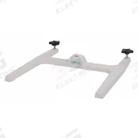 Safety Lab Stand Base: Zinc Aluminum, 17 in Overall Lg, 16 3/8 in Overall Wd, 1 7/8 in Overall Ht (MPN A110BASE). Key specifications — Product Type: Support Stand; Base Shape: H-Shape; Base Material: Cast Zinc Aluminum Alloy; Includes: Stand Base; Material: Zinc Aluminum; Brand: CAFRAMO.
