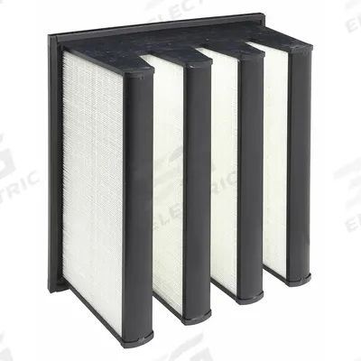 GRAINGER V-Bank Air Filter: 24 in x 24 in x 12 in, Synthetic, Single Header - MERV 13 V-Bank Air Filters