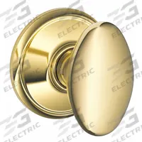 SCHLAGE Door Lockset: Passage Knob Locksets, Brass (MPN F10 SIE 605). Key specifications — Lockset Style: Siena.