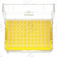 APPROVED VENDOR Pipettor Tip: 50 ul Capacity, Preconfigured Rack, Filter Included, Clear, 960 (MPN 21R751). Key specifications — Brand: APPROVED VENDOR; Color: Clear; Material: Polypropylene; For Pipette Type: Universal; Includes Filter: Filter Included; Configuration: Preconfigured Rack.