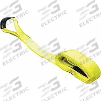 LIFT-ALL Vehicle Recovery Strap: 16 ft Overall Hook Size, 6 in Overall Wd, 16 ft Overall Lg, Yellow (MPN RS1806NGX16). Key specifications — Material: Nylon; Overall Hook Size: 16 ft; Attachment Style: Eye; Duty Capacity: Heavy Duty; Brand: LIFT-ALL; Equipment Color: Yellow; Number of Ply: 1-Ply.