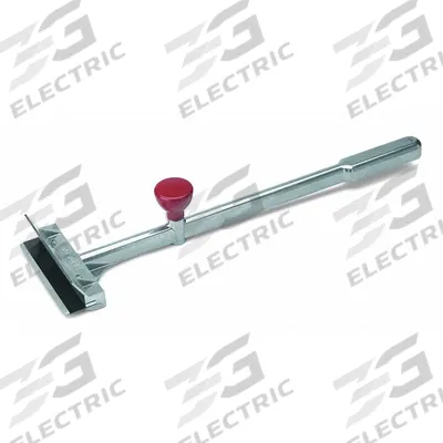 VOLLRATH Scraper: 21 5/8 in Overall Lg, Steel Bristles, Metal Handle, Silver - Furnishings, Appliances and Hospitality