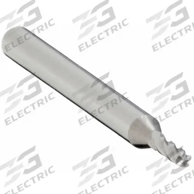 OSG Square End Mill: Carbide, 4 Flute, 1 mm Mill Dia, 3 mm LOC, 39 mm OAL (MPN 404-0394) - General Purpose Carbide Square End Mills