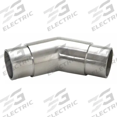 LAVI 316 Corner Connector: 1 1/2 in Overall Dia, Flush Elbow, 1 3/4 in Overall Ht - Mounting Components for Modular Handrail Systems