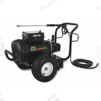 MI-T-M Electric Pressure Washer: Cart, 230 V – Single-Phase, 3,000 psi, 3.9 gpm, 8 hp (MPN GC-3004-0ME1). Key specifications — Pump Drive: Direct; Brand: MI-T-M; Water Intake: Cold Water Only.