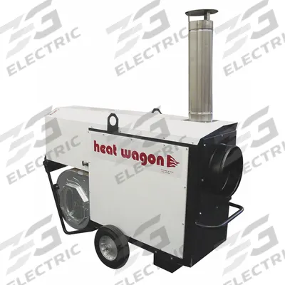 HEAT WAGON Portable Gas Ducted Tent and Remediation Heater: 400,000 BtuH - Indirect-Fired Portable Gas Ducted & Tent Heaters