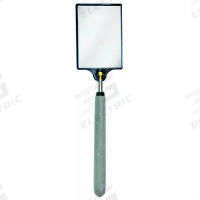MAG-MATE Inspection Mirror: 3 1/2 in L x 2 1/2 in W Mirror Size - Standard Inspection Mirrors