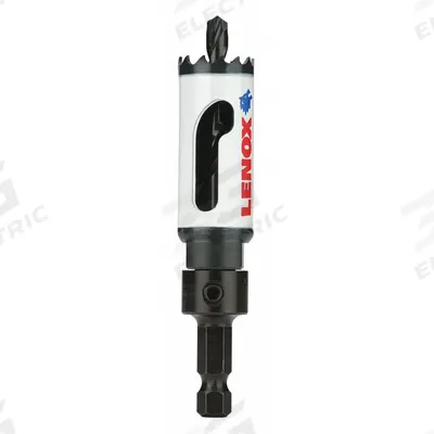 LENOX Hole Saw: 3/4 in Saw Dia., 4/5 Teeth per Inch, 1 7/8 in Max. Cutting Dp - Multi-Material-Cutting Hole Saws with Attached Arbor