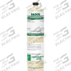 GASCO Calibration Gas: Nitrogen, Disposable, +/-5% Accuracy, CHClF2, Calibration Gas, CGA 600 (MPN 34LS-22N-50). Key specifications — For Use With: All OEM Gas Detectors; Background Gas: Nitrogen; Brand: GASCO; CGA Number: CGA 600; Gas Mixture: Refrigerant R-22 50 ppm; Reusability: Disposable.