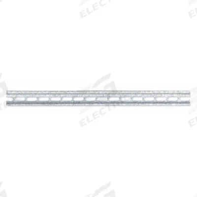 SQUARE D Terminal Block Mounting Channel: NEMA, Std, 72 in Overall Lg, Steel - Mounting Channels for Terminal Blocks