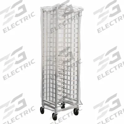 NEW AGE INDUSTRIAL Universal Pizza Pan Rack: 20 1/2 in Wd, 66 in Ht, 18 3/4 in Dp, Vinyl - Pan Rack Covers