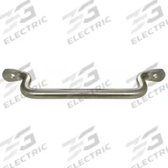 MONROE PMP Pull Handle: Unthreaded Holes, Stainless Steel, Silver, 1/4 in Screw Size, 0.63 in (MPN PH-0211). Key specifications — Brand: MONROE PMP; Projection Type: Non-Recessed; Material: Stainless Steel; Finish: Polished; Color: Silver; Folding Type: Fixed; Mounting Type: Unthreaded Holes; Screw Size: 1/4 in.