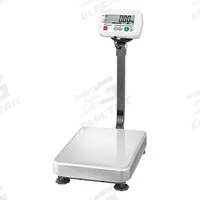 A&D WEIGHING Food Scale: 20 7/8 in Weighing Surface Dp, 15 3/8 in Weighing Surface Wd, LCD (MPN SE-150KAL). Key specifications — Connection Ports: USB; Readability: 0.05 lb/0.02 kg; Brand: A&D WEIGHING; IP Rating: IP68.