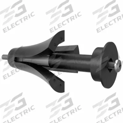 WINGITS Wall Anchor: 5/32 in Dia, 3 1/2 in Overall Lg, #8-32 Thread Size, Plastic - High-Load Winged Anchors