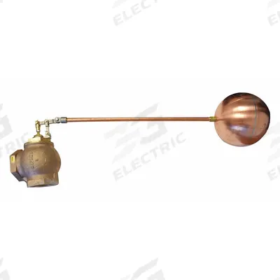 APPROVED VENDOR Float Valve Assembly: For Water Media, Angle Valve Body, Cylindrical, Bronze - General Service Float Valve Assemblies