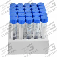 APPROVED VENDOR Centrifuge Tube: Centrifuge Tube, HDPE/Polypropylene, Conical, Colorless, Sterile (MPN P10416). Key specifications — Brand: APPROVED VENDOR; Graduated: Yes; Closure Color: Blue; Includes: Leak-Proof Screw Caps; Includes Closure: Yes; Body Color: Colorless; Bottom Shape: Conical; Body Material: Polypropylene.