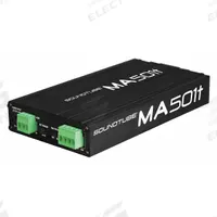 SOUNDTUBE Amplifier: Single Euroblock Balanced/Unbalanced RCA Input, Euroblock Output, 100V/25V/70V (MPN MA501T). Key specifications — Output Style: Euroblock; Input Style: Single Euroblock Balanced; Manufacturer Part Number: MA501T; Brand: SOUNDTUBE; Includes: 3-Pin Euroblock.