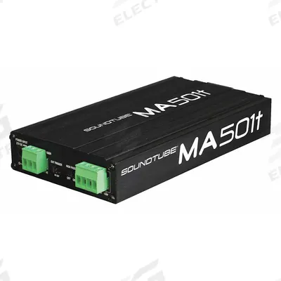 SOUNDTUBE Amplifier: Single Euroblock Balanced/Unbalanced RCA Input, Euroblock Output - Audio Amplifiers