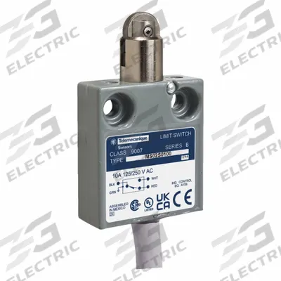 TELEMECANIQUE SENSORS Limit Switch: Cross Roller Plunger, Metallic - Top-Mount Roller-Plunger Limit Switches