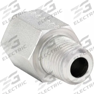 PARKER Metal Pipe Straight: Straight, Steel, 1/2 in x 1/2 in - Hydraulic Threaded Extreme-Pressure Pipe Fittings
