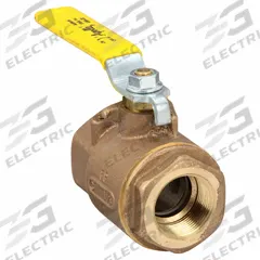 APOLLO Manual Two-Way Ball Valve: 1 1/4 in, Bronze, Straight, FNPT x FNPT, Full Port, Two-Piece (MPN 7710601). Key specifications — Brand: APOLLO; Handle: Lever.