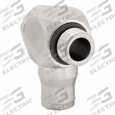 LEGRIS Push-Fit Adapter Fitting: 3/8 mm Pipe x 10 mm OD Size, BSPP x Push-to-Connect - Nickel-Plated Brass Tube Fittings