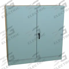 HAMMOND Enclosure: Steel, 72 in x 72 in x 24 in, NEMA 12, Solid Cover, Hinged (MPN 1418ZY24). Key specifications — Brand: HAMMOND; Closure Method: Handle; Knockouts: Not Included.