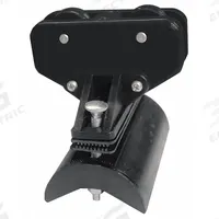 DAYTON Festoon Intermediate Trolley: Wire Rope, Flat, 0.87 in – 2.13 in (MPN 33N267). Key specifications — Compatible Cable Type: Flat; Trolley Wheel Material: Nylon; Trolley Frame Material: Plastic; Brand: DAYTON; Compatible Track Type: Wire Rope; Material: Plastic; Compatible with Grainger Part Number: 33N267; Compatible with Manufacturer Part Number: FMT-70.