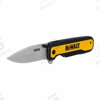 DEWALT Folding Knife: 3 1/4 in Blade Lg, 4 1/2 in Closed Lg, 7 3/4 in Overall Lg, Aluminum, Straight (MPN DWHT10993). Key specifications — attr307537: Aluminum; attr307538: Yes; attr324882: DEWALT.