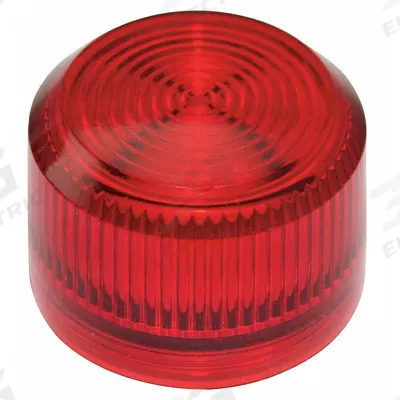 EATON Pilot Light Lens: 30 mm Panel Mounting Hole Dia, Red, Fresnel, Incandescent/LED - Pilot-Light Lenses