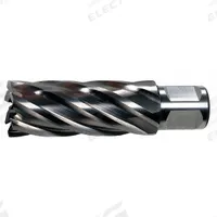 SLUGGER BY FEIN Annular Cutter: 7/8 in Cutter Dia, 3 in Max Cutting Dp, Bright, High Speed Steel (MPN 63134222118). Key specifications — attr253884: No; attr253885: Bright; attr253886: High Speed Steel; attr253887: Weldon Flat; attr253888: Fractional Inch; attr277149: SLUGGER BY FEIN.