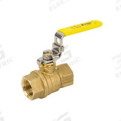 JOMAR VALVE Manual Two-Way Ball Valve: 2 in, Brass, Straight, MNPT x FNPT, Full Port Ball Port - Brass Ball Valves