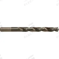 CLE-LINE Jobber Length Drill Bit: 21/64", 135° Split Point, Straw/Bronze Cobalt, Hex Shank (MPN C10617). Key specifications — attr1229327: 0.3281.