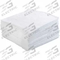 BRADY SPC ABSORBENTS Sorbent Pad: 104 oz Volume Absorbed Per Pad, Polypropylene, White, Box, 50 PK (MPN OP50). Key specifications — Brand: BRADY SPC ABSORBENTS; Material: Polypropylene.
